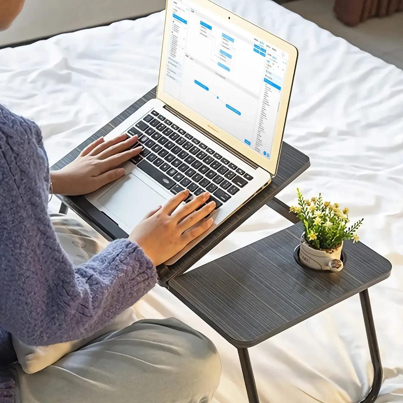MESA PLEGABLE AJUSTABLE PARA LAPTOP Y CAMA - 3