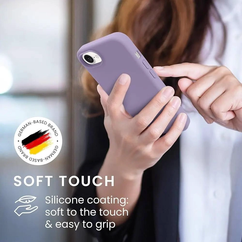 CARCASA DE SILICONA SUAVE PARA IPHONE 16E CON PROTECCION - 2