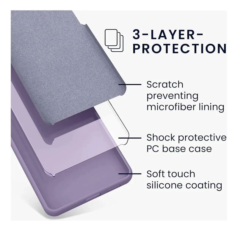 CARCASA DE SILICONA SUAVE PARA IPHONE 16E CON PROTECCION - 4