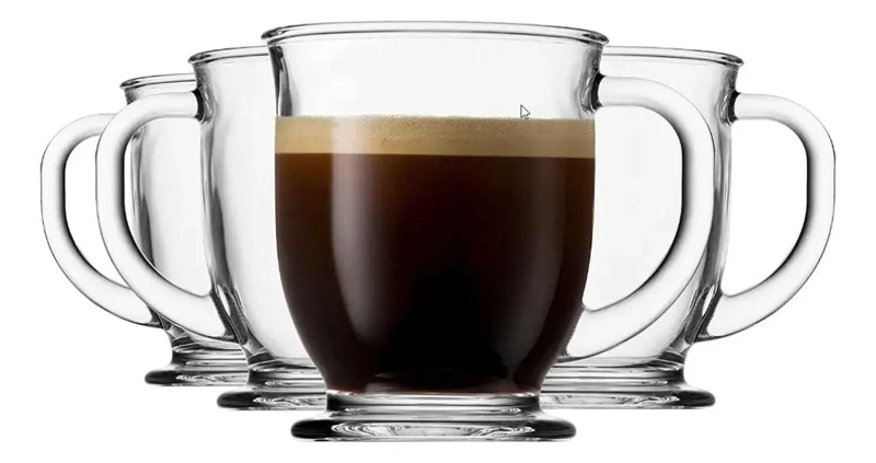PACK 6 TAZAS DE VIDRIO 490 ML LISBOA GRANDES - 1