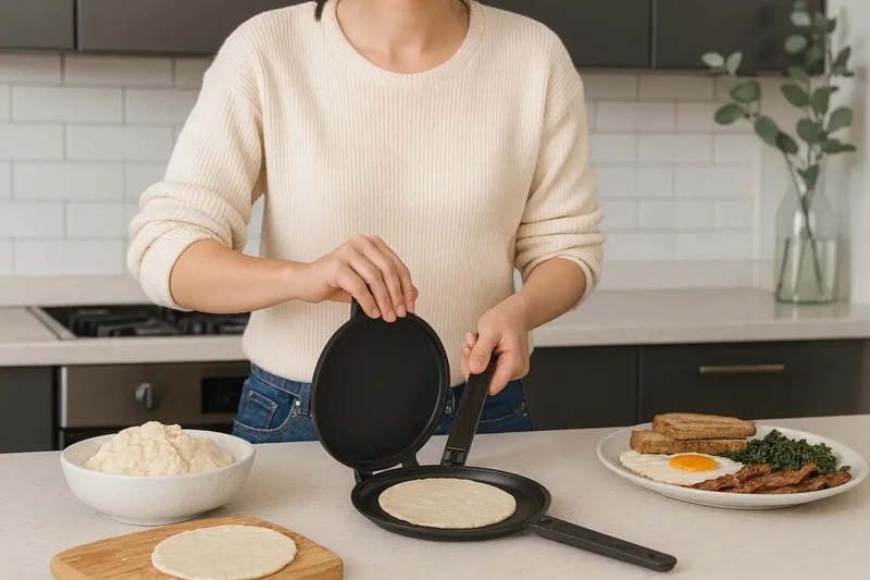 SARTE N DOBLE ANTIADHERENTE PARA TORTILLAS 20 CM - 4
