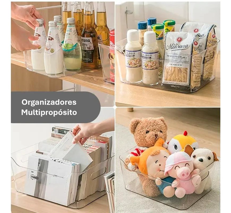 SET 4 CONTENEDORES ACRILICOS PARA ALIMENTOS Y COCINA - 3