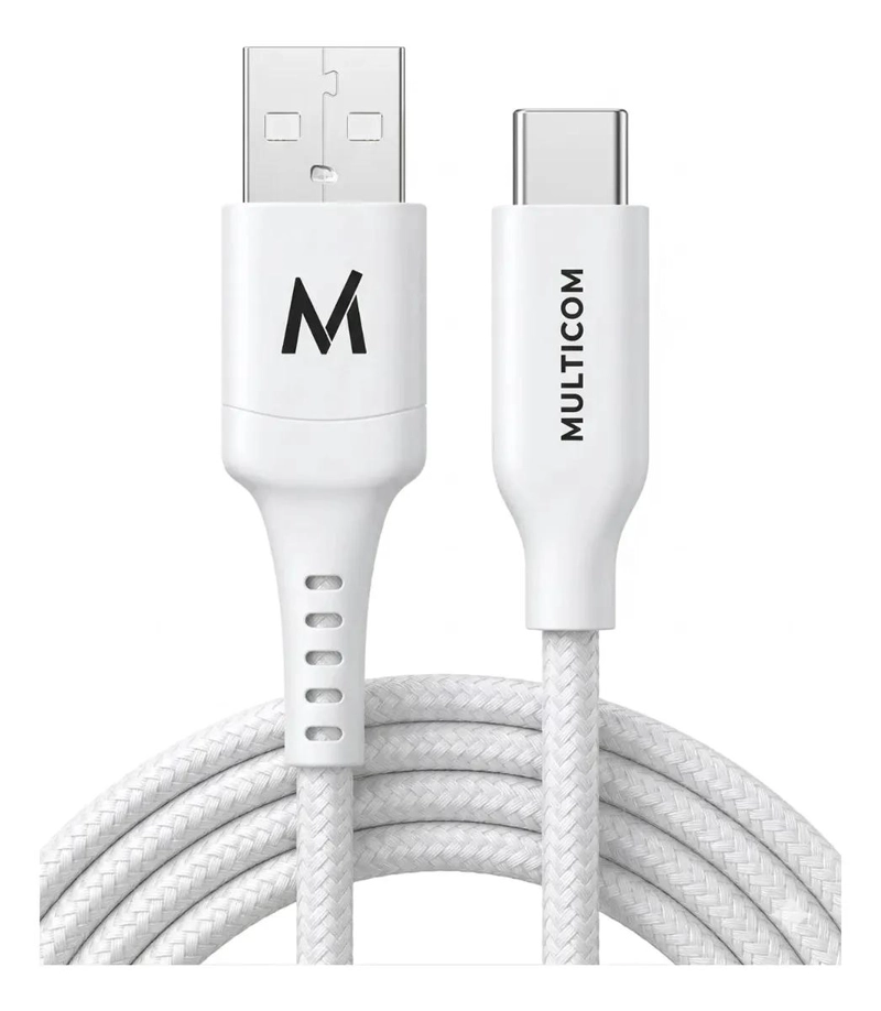 GENÉRICO CABLE DE CARGA Y DATOS TIPO A A TIPO C 1M BLANCO