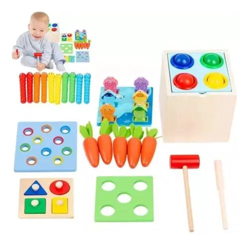 CAJA DE PERMANENCIA DE OBJETOS 5 EN 1 MONTESSORI - 5