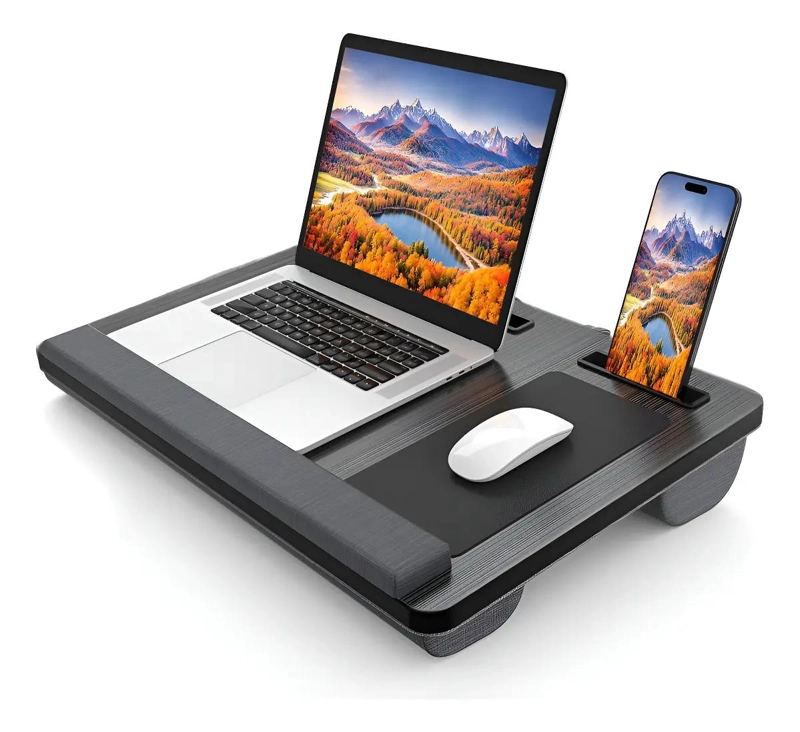 MESA PORTATIL MULTIFUNCIONAL PARA COMPUTADORA 55X35CM - 2