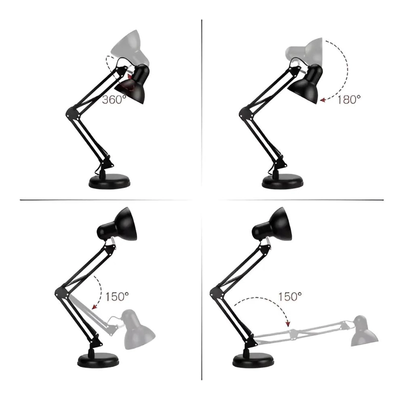 LAMPARA FLEXIBLE PARA ESCRITORIO CON CLIP - 3