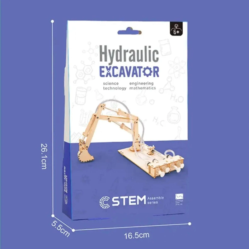 KIT PARA CONSTRUIR EXCAVADORA HIDRAULICA EDUCATIVA - 2