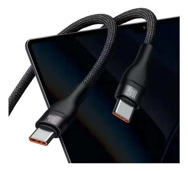 CABLE TIPO C 2 EN 1 CARGA RAPIDA 100W 20V 5A - 3