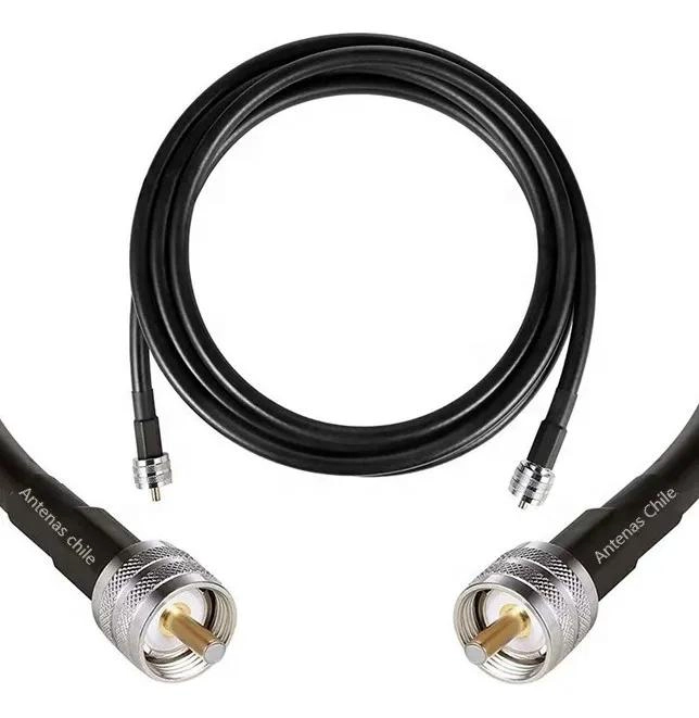 CABLE COAXIAL RG8 DE 20 METROS CON CONECTORES MACHO PL259 - 1