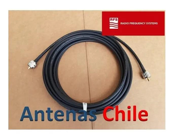 CABLE COAXIAL RG8 DE 20 METROS CON CONECTORES MACHO PL259 - 2