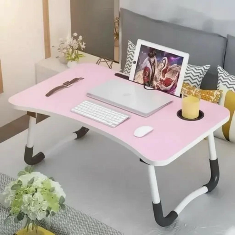 MESA PLEGABLE PARA CAMA CON BANDEJA PARA LAPTOP Y DESAYUN - 2
