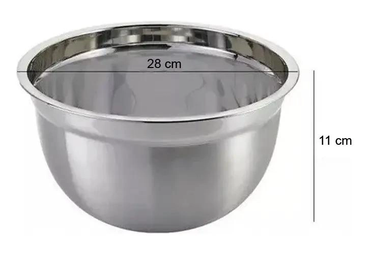 SET 4 BOWLS COCINA REPOSTERIA 20-32 CM PLATEADOS - 4