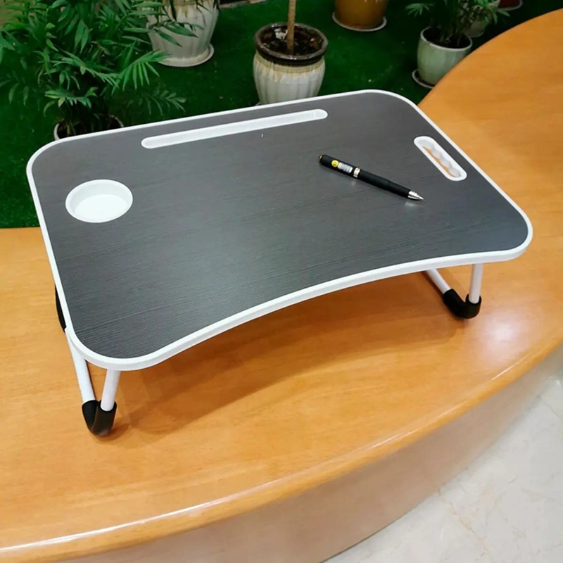 MESA PLEGABLE MULTIFUNCION PARA CAMA CON PORTA VASO - 5