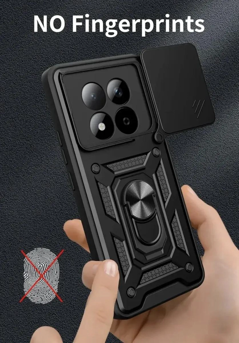 CARCASA RESISTENTE CON ANILLO GIRATORIO PARA XIAOMI NOTE 15 PRO 5G - 3