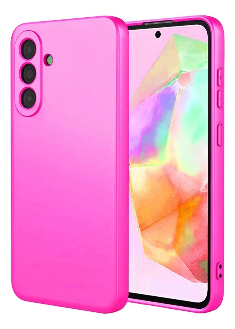 GENÉRICO FUNDA DE GOMA PARA SAMSUNG A56 EN COLORES VARIADOS