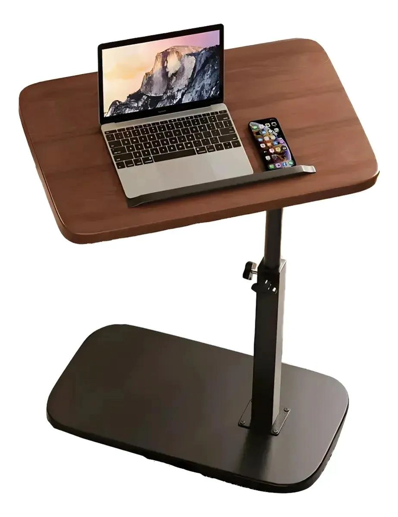 MESA AUXILIAR LATERAL DE MADERA PARA NOTEBOOK - 1