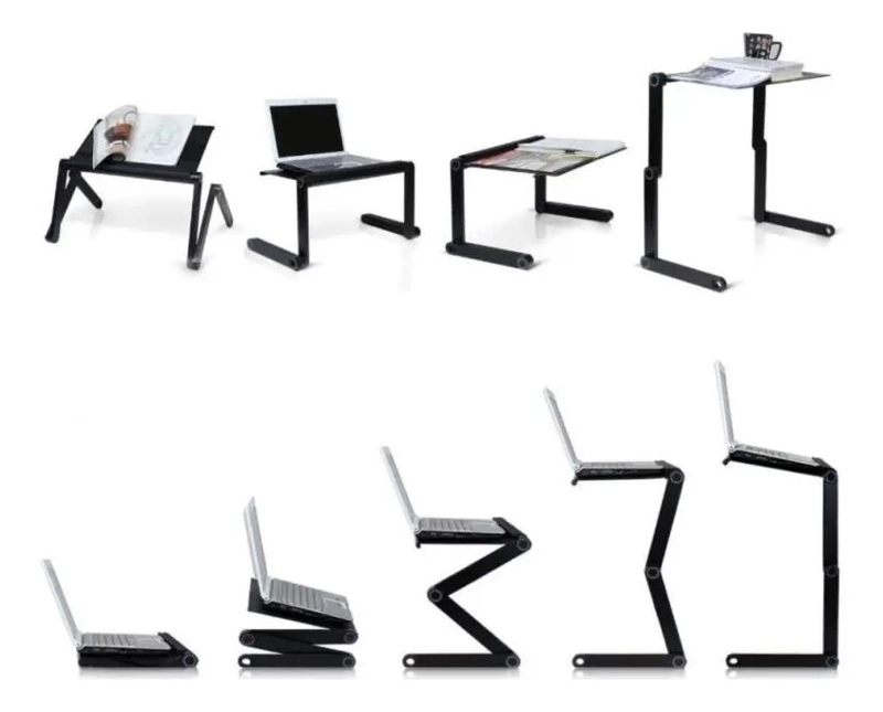 MESA PLEGABLE MULTIFUNCIONAL PARA NOTEBOOK CON VENTILADOR - 5