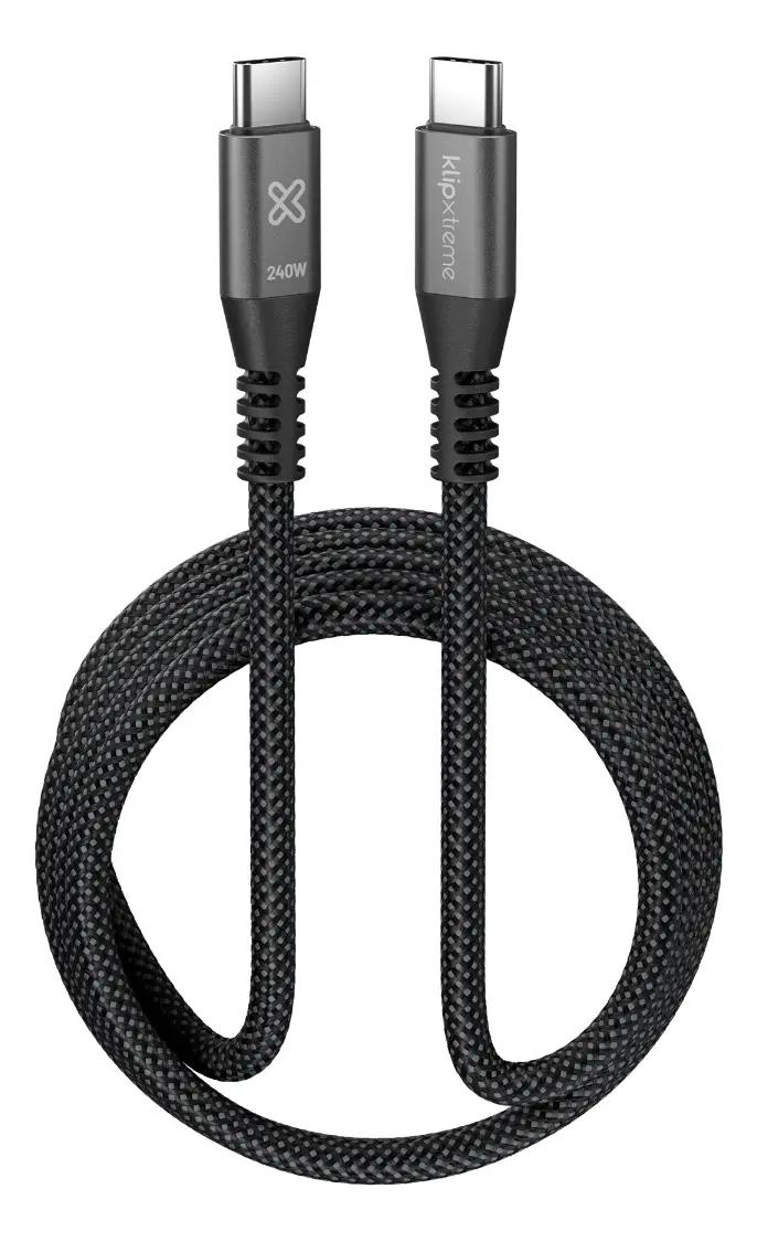 GENÉRICO CABLE USB-C TRENZADO POWERGO 240W 1.8M