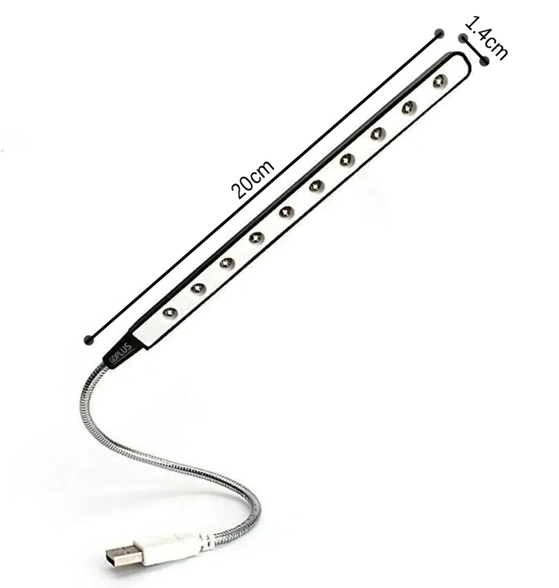 LAMPARA LED USB FLEXIBLE PARA NOTEBOOK - 4