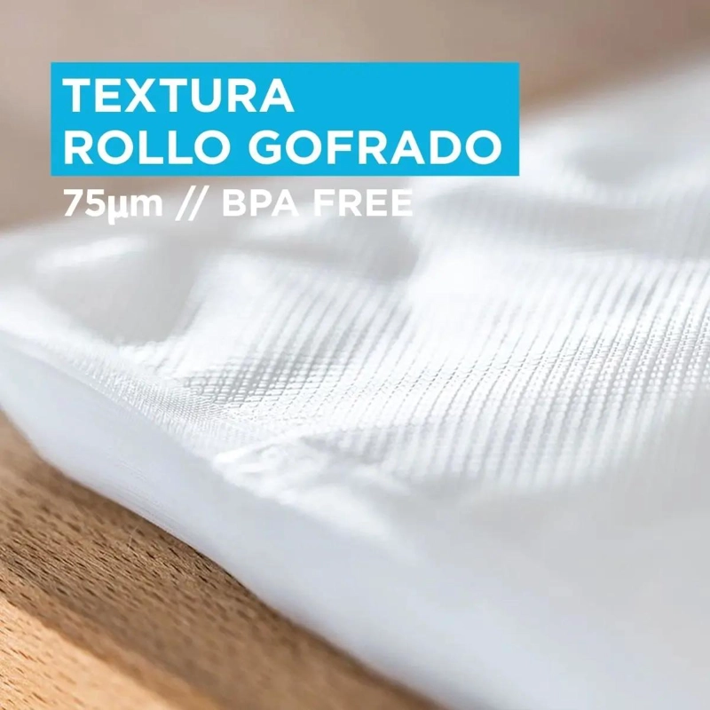 100 BOLSAS PARA SELLADO AL VACIO 28X35 CM GOFRADAS - 2