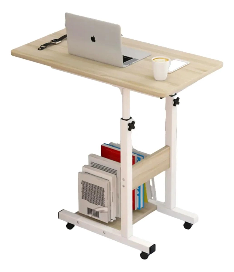 MESA DE COMPUTADOR AJUSTABLE EN ROBLE - 2