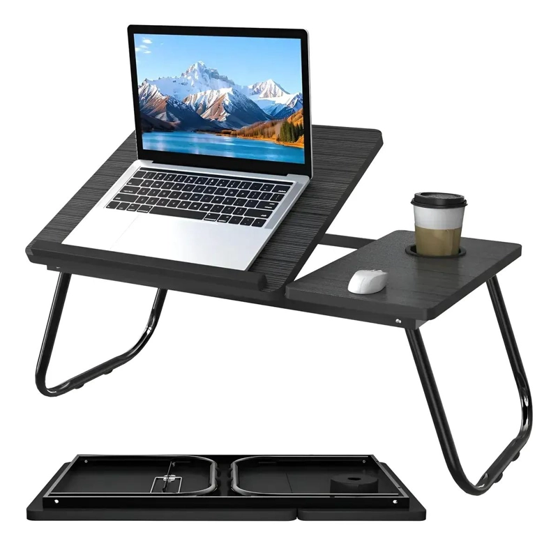 MESA PLEGABLE CON SOPORTE AJUSTABLE PARA LAPTOP - 1
