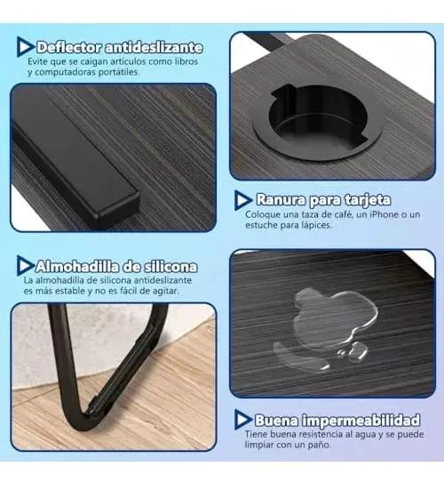 MESA PLEGABLE CON SOPORTE AJUSTABLE PARA LAPTOP - 3