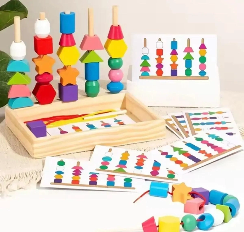 BLOQUES DIDACTICOS DE MADERA MONTESSORI - 3