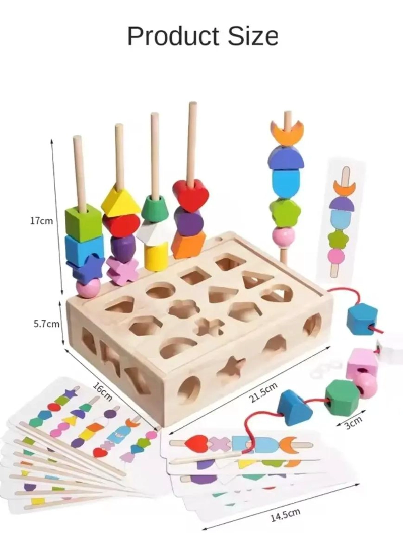 BLOQUES DIDACTICOS DE MADERA MONTESSORI - 5