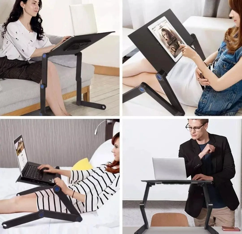 MESA SOPORTE AJUSTABLE PARA LAPTOP EN CAMA Y SOFA - 3