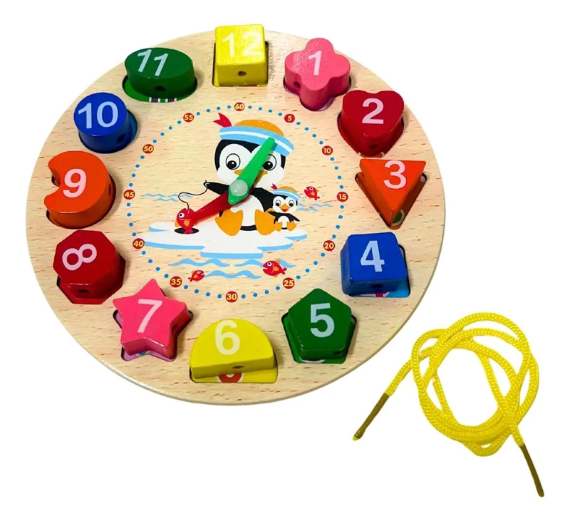SET DE 10 JUGUETES DIDACTICOS DE MADERA PARA NIÑOS - 4
