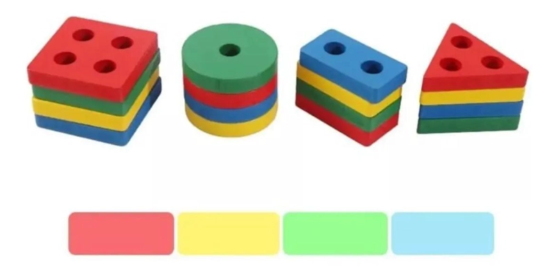 JUGUETES DE MADERA DIDACTICOS PARA ESTIMULACION TEMPRANA - 3