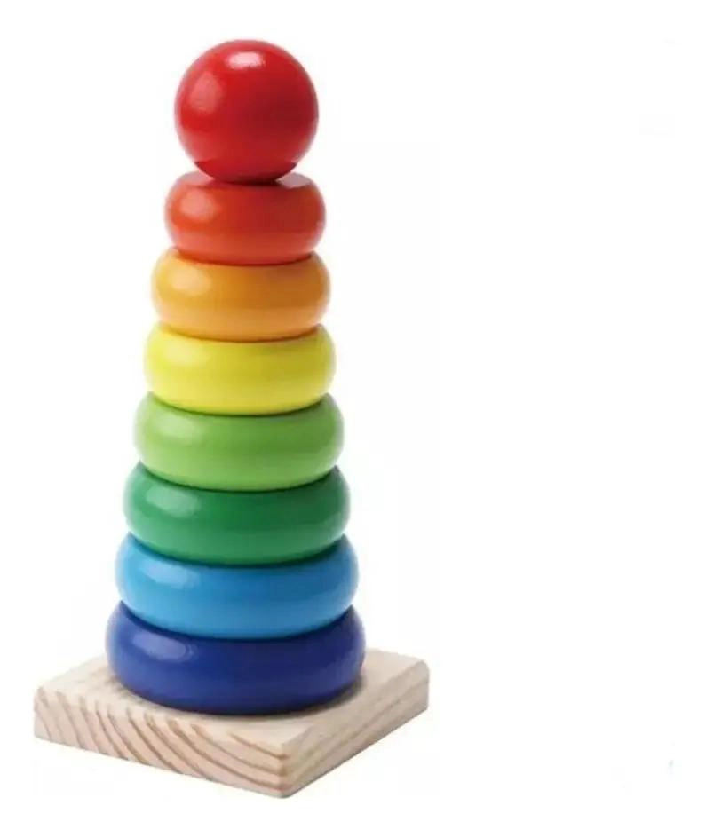 JUGUETES DE MADERA DIDACTICOS PARA ESTIMULACION TEMPRANA - 4