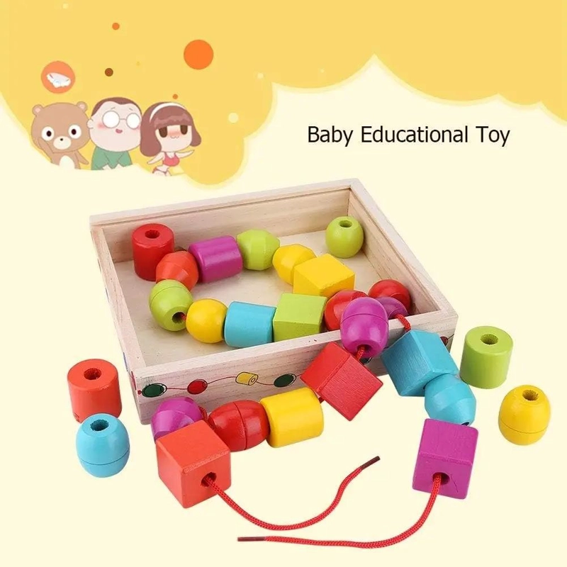 BLOQUES DIDACTICOS DE ENHEBRAR MONTESSORI - 4