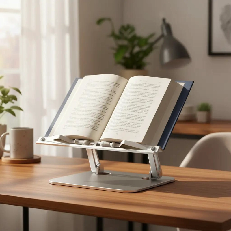 MESA SOPORTE PARA NOTEBOOK Y LIBROS DE ALUMINIO - 3
