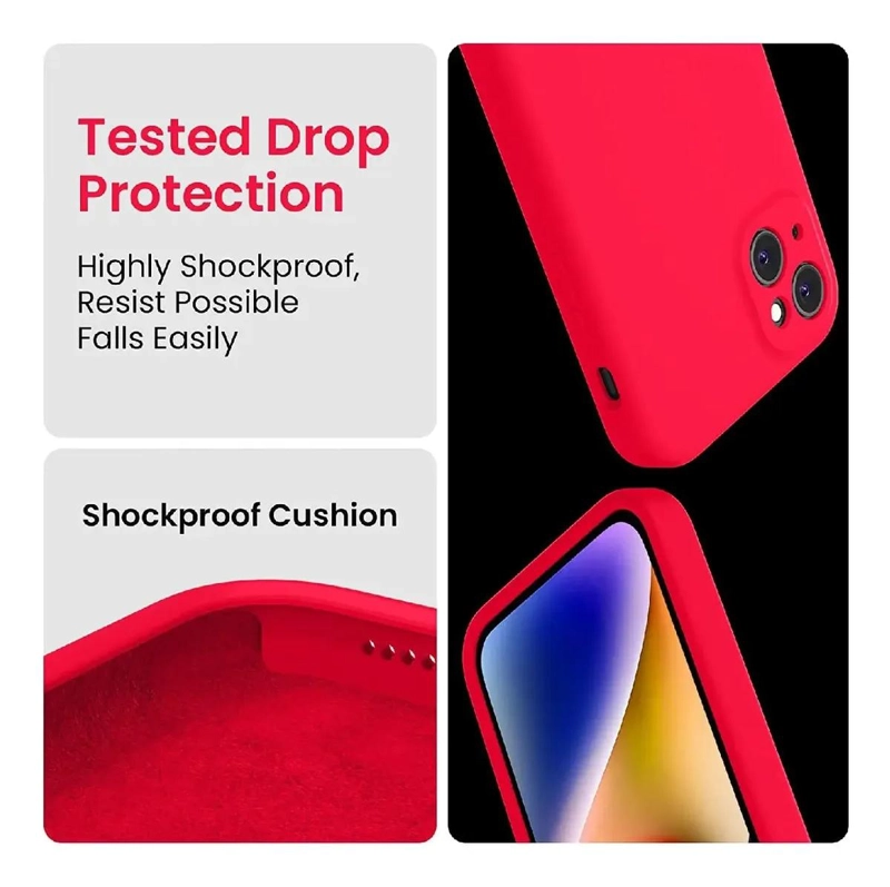 CARCASA SILICONA PROTECCION COMPLETA PARA IPHONE 14 - 2