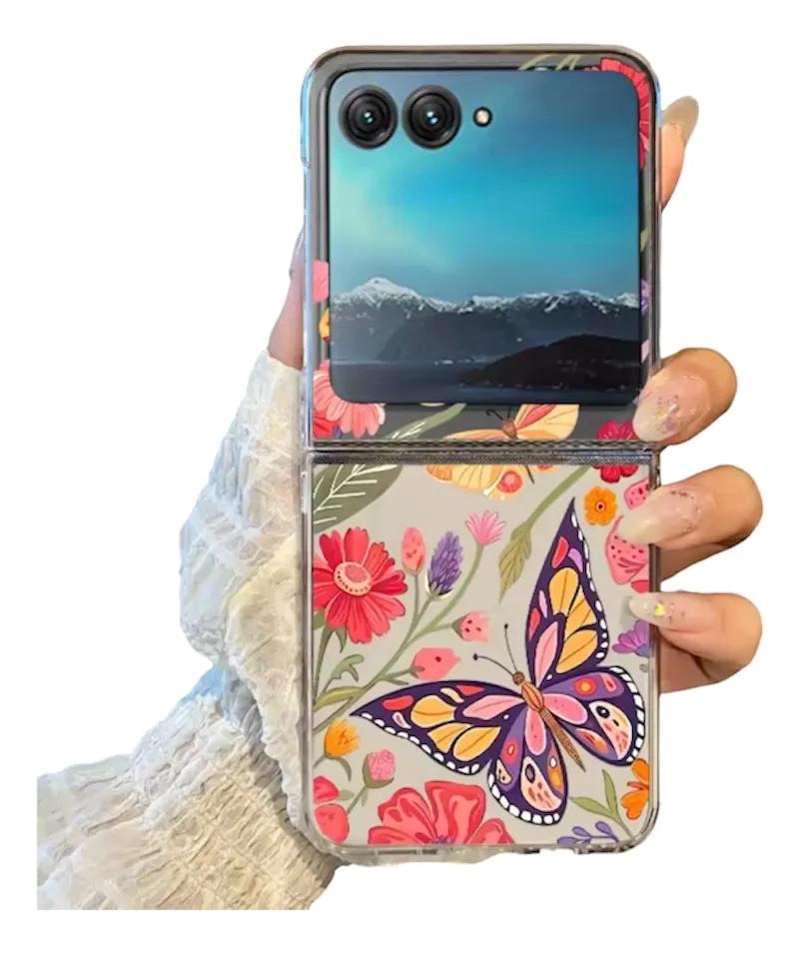 CARCASA TRANSPARENTE CON DISEÑO PARA SAMSUNG Z FLIP 7 - 1
