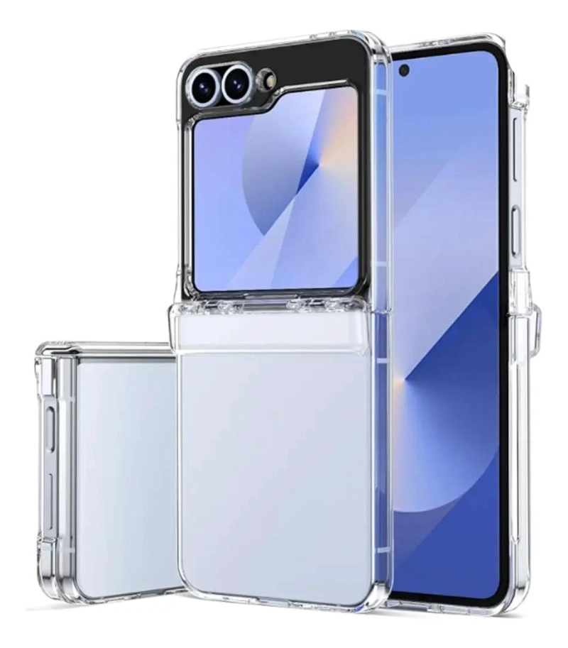 CARCASA TRANSPARENTE CON BISAGRA PARA SAMSUNG Z FLIP 6 - 1