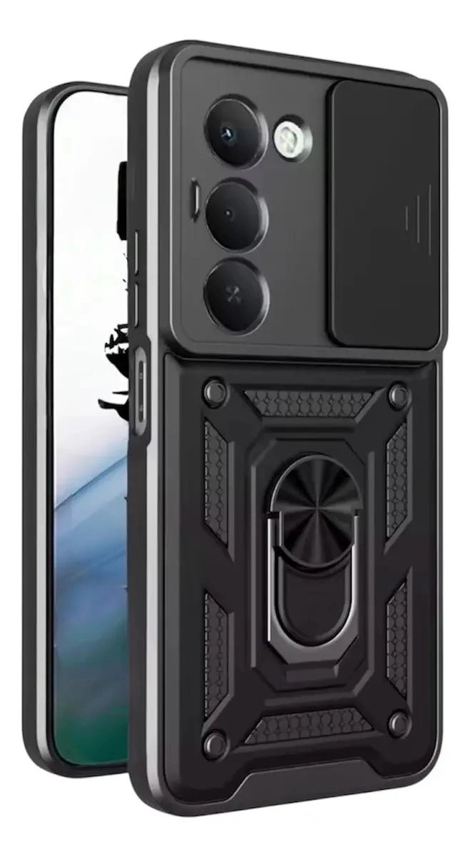 GENÉRICO CARCASA ARMOR CON ANILLO PARA XIAOMI REDMI 15 4G