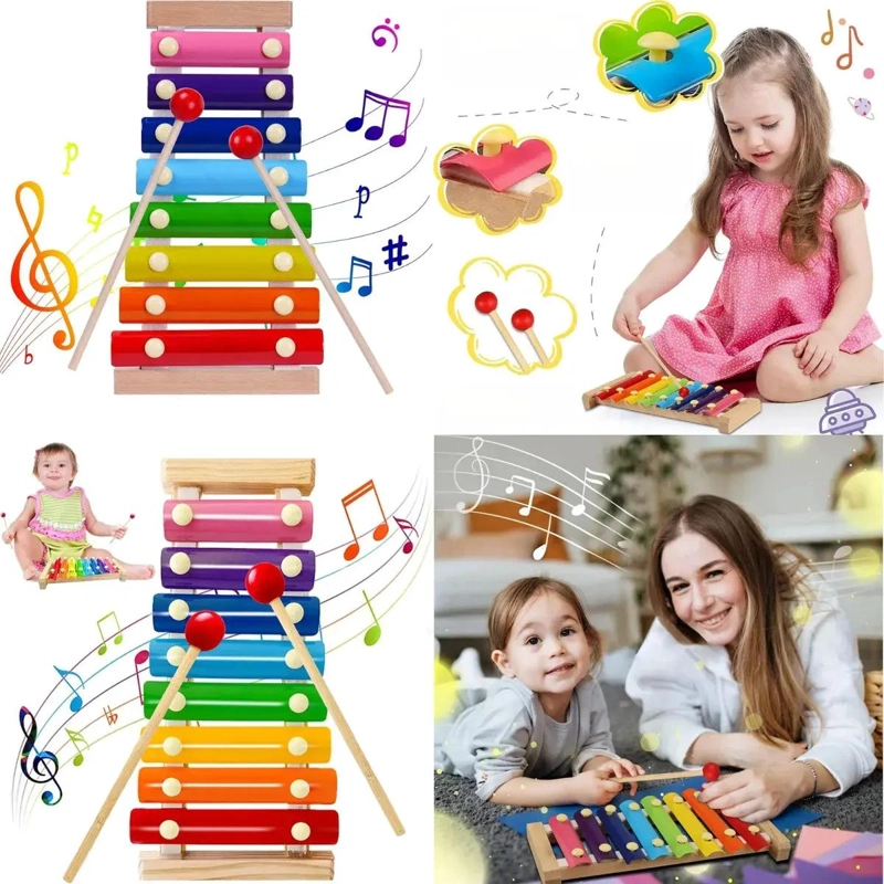 PACK 11 JUGUETES DIDACTICOS DE MADERA MONTESSORI PARA NIÑ - 2