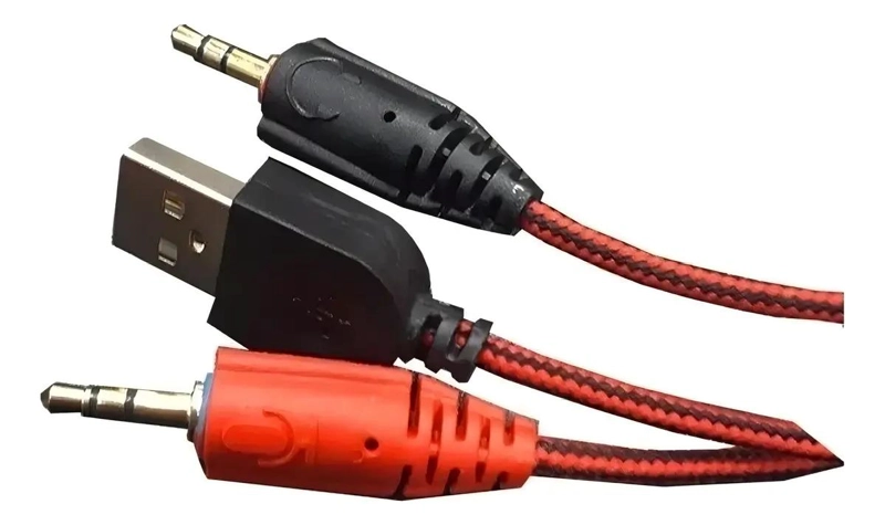 AUDIFONO GAMER ULTRA COMPATIBLE CON USB PARA PC Y CONSOLA - 2