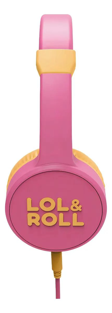 AUDIFONOS INFANTILES COLOR ROSA CON DISEÑO DIVERTIDO - 3