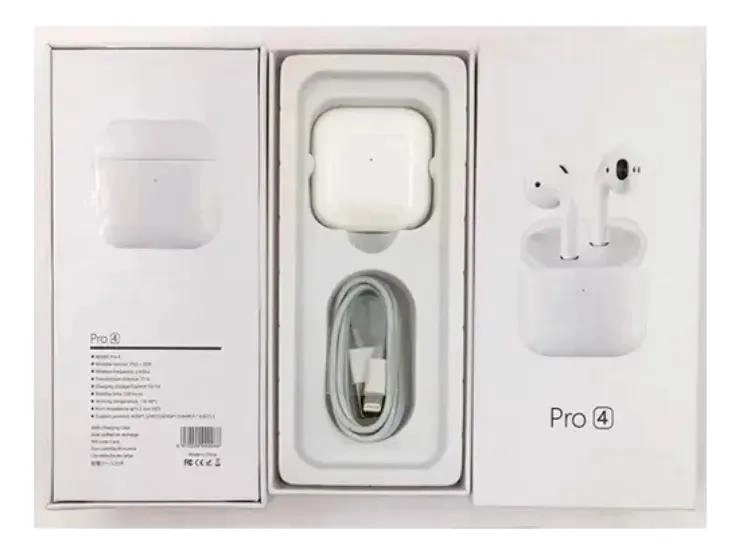 AUDIFONOS INALAMBRICOS TWS PRO 4 CON ALTA CALIDAD DE VOZ - 3