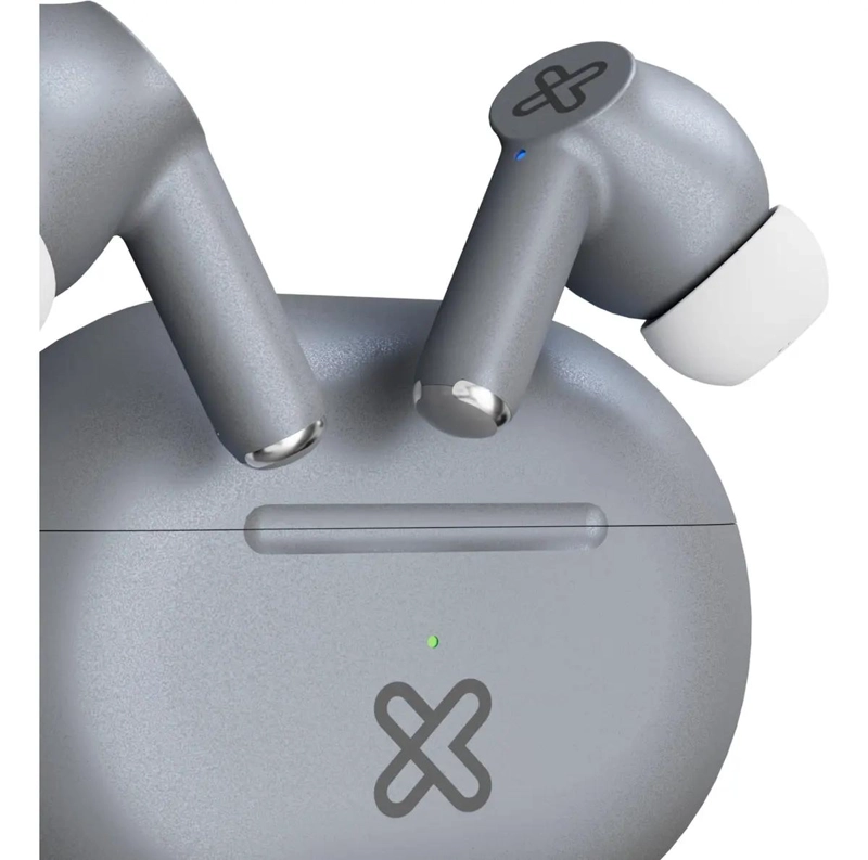 AUDIFONOS INALAMBRICOS TWS BUDS-FI COLOR GRIS CLARO - 1