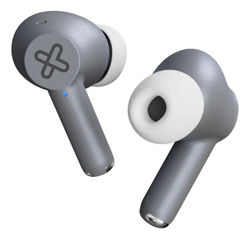 AUDIFONOS INALAMBRICOS TWS BUDS-FI COLOR GRIS CLARO - 4