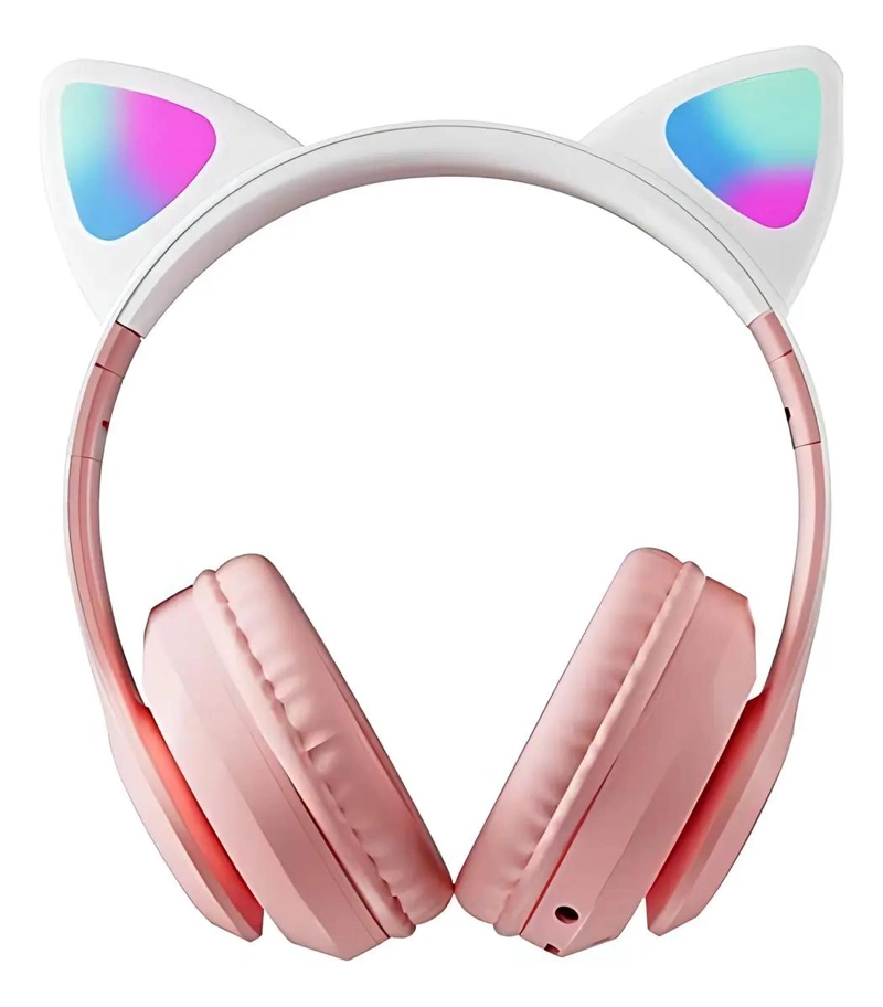 AUDIFONOS INALAMBRICOS BLUETOOTH CON OREJAS LED - 2