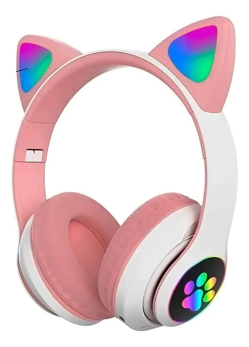 AUDIFONOS INALAMBRICOS BLUETOOTH CON OREJAS LED - 4
