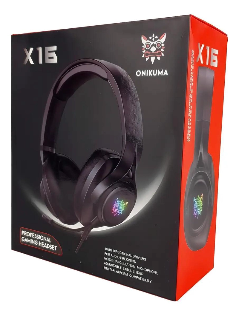 AUDIFONOS GAMER RGB ONIKUMA X16 CON CONEXION 3.5 MM - 2