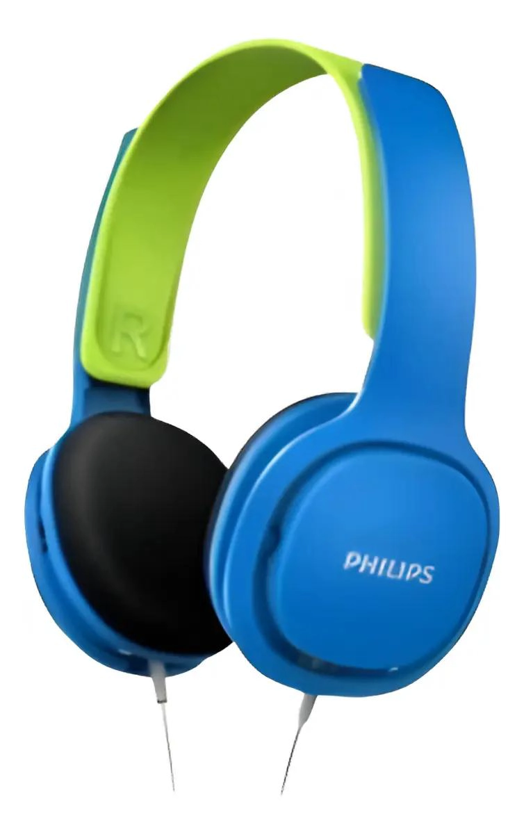 AUDIFONOS HEADBAND PARA NIÑOS COLOR AZUL - 1
