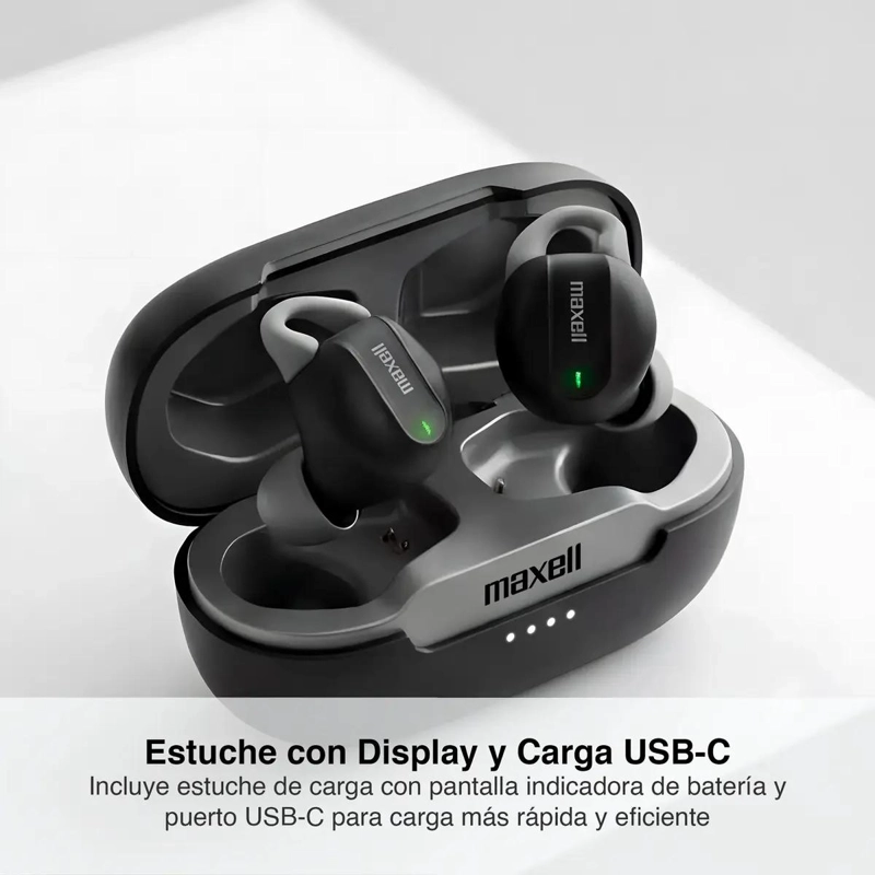 AUDIFONOS INALAMBRICOS BLUETOOTH MAXPODS 35 HORAS - 3